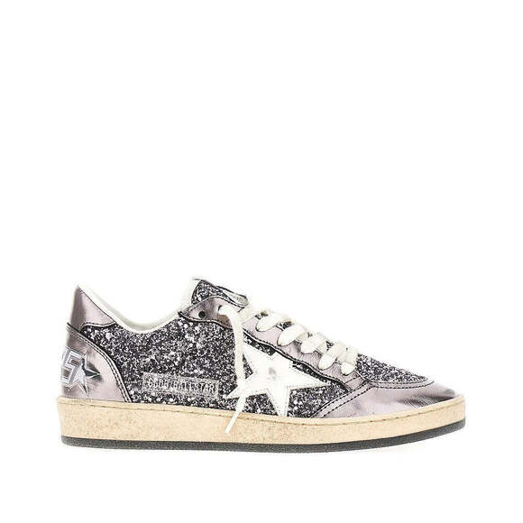 Golden Goose Shoes - Golden Goose Ballstar Glittered Sneakers